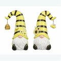 Youngs Resin Spring Bee Gnome Garden Stake, Assorted Color - 2 Assorted 73216